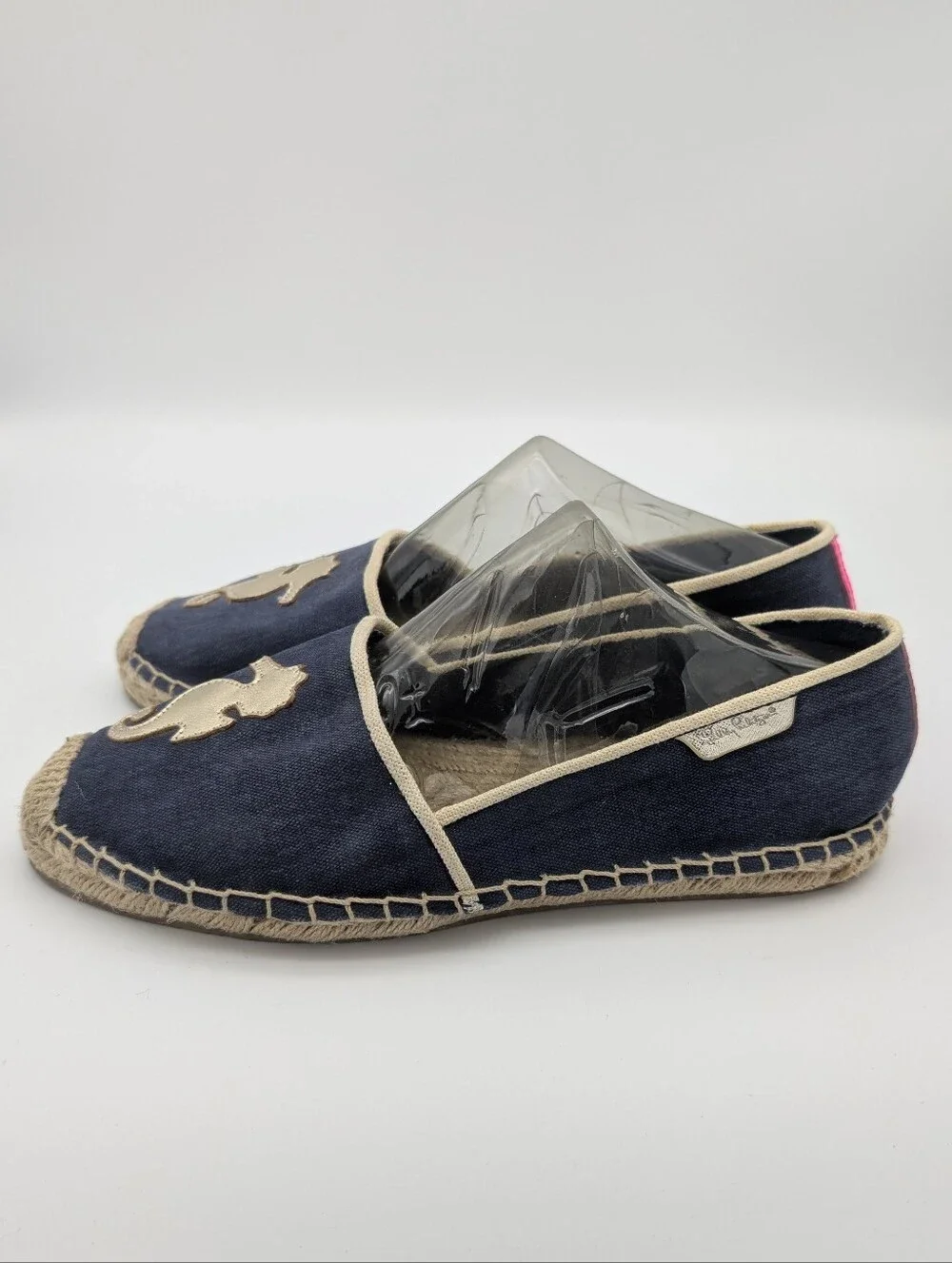 Lilly Pulitzer Canvas Espadrilles with Seahorse Accent